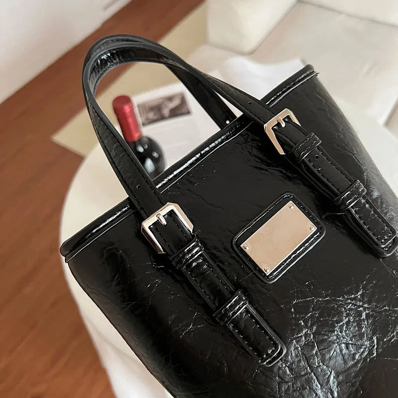 Ladies Bucket Shoulder Bag Small Purse Portable Handbags Messenger Bags
