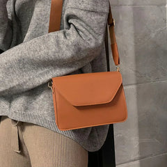 Retro Flap Shoulder Bag for Women Casual Messenger Bag