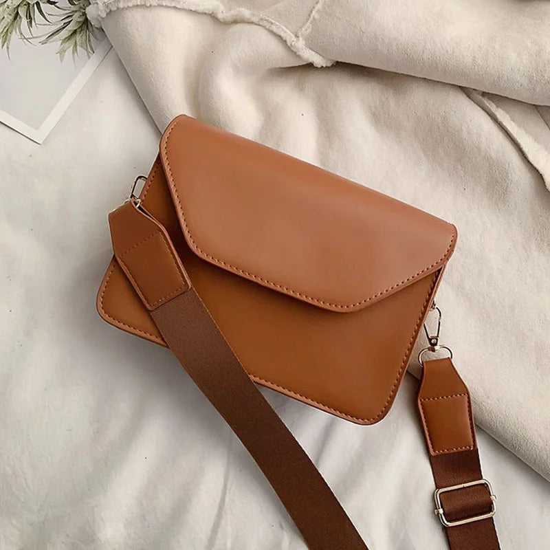 Retro Flap Shoulder Bag for Women Casual Messenger Bag