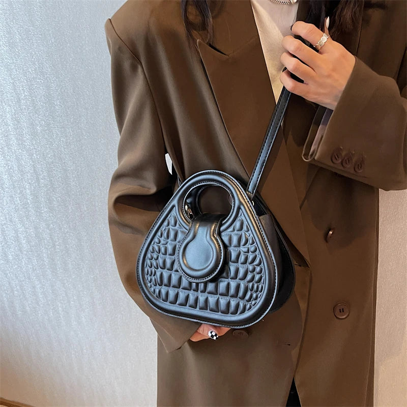 Crocodile Pattern Shoulder Bag for Women Handbag Purse Totes