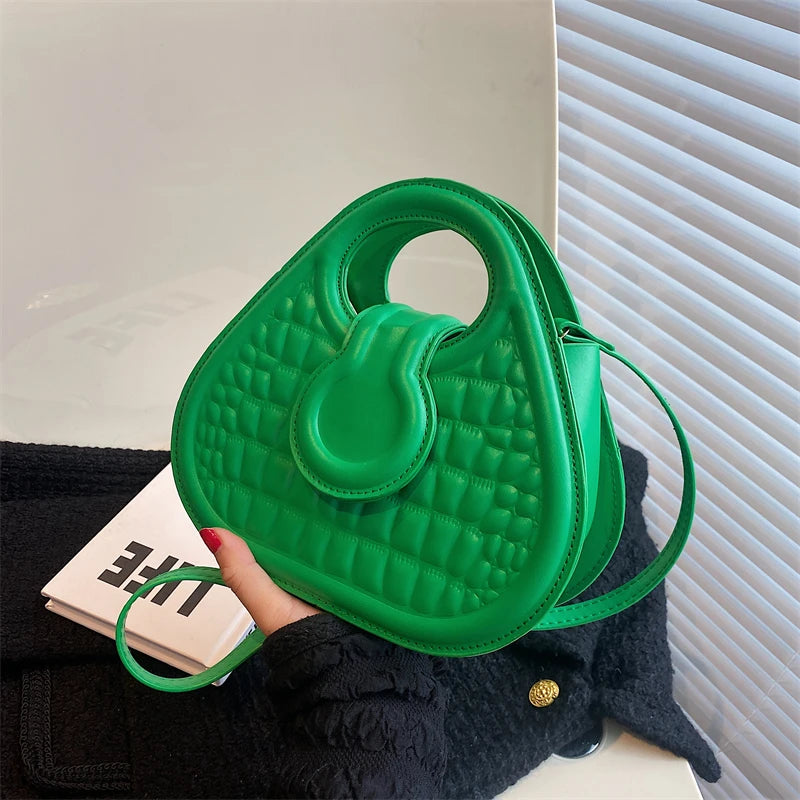 Crocodile Pattern Shoulder Bag for Women Handbag Purse Totes