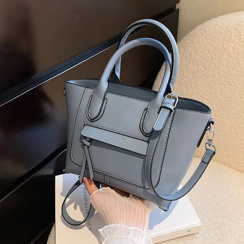 Women's PU Leather Tote Bag Shoulder Bags Crossbody Handbag Purse
