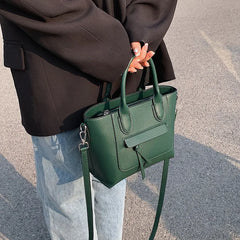 Women's PU Leather Tote Bag Shoulder Bags Crossbody Handbag Purse