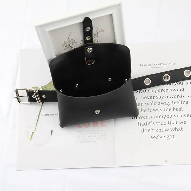 Large Capacity PU Leather Waist Bag Women Crossbody Mobile Phone Purse Clutch