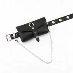 Large Capacity PU Leather Waist Bag Women Crossbody Waist Bags