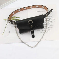 PU Leather Waist Bag Large Capacity Belt Bag Women Crossbody Waist Bags