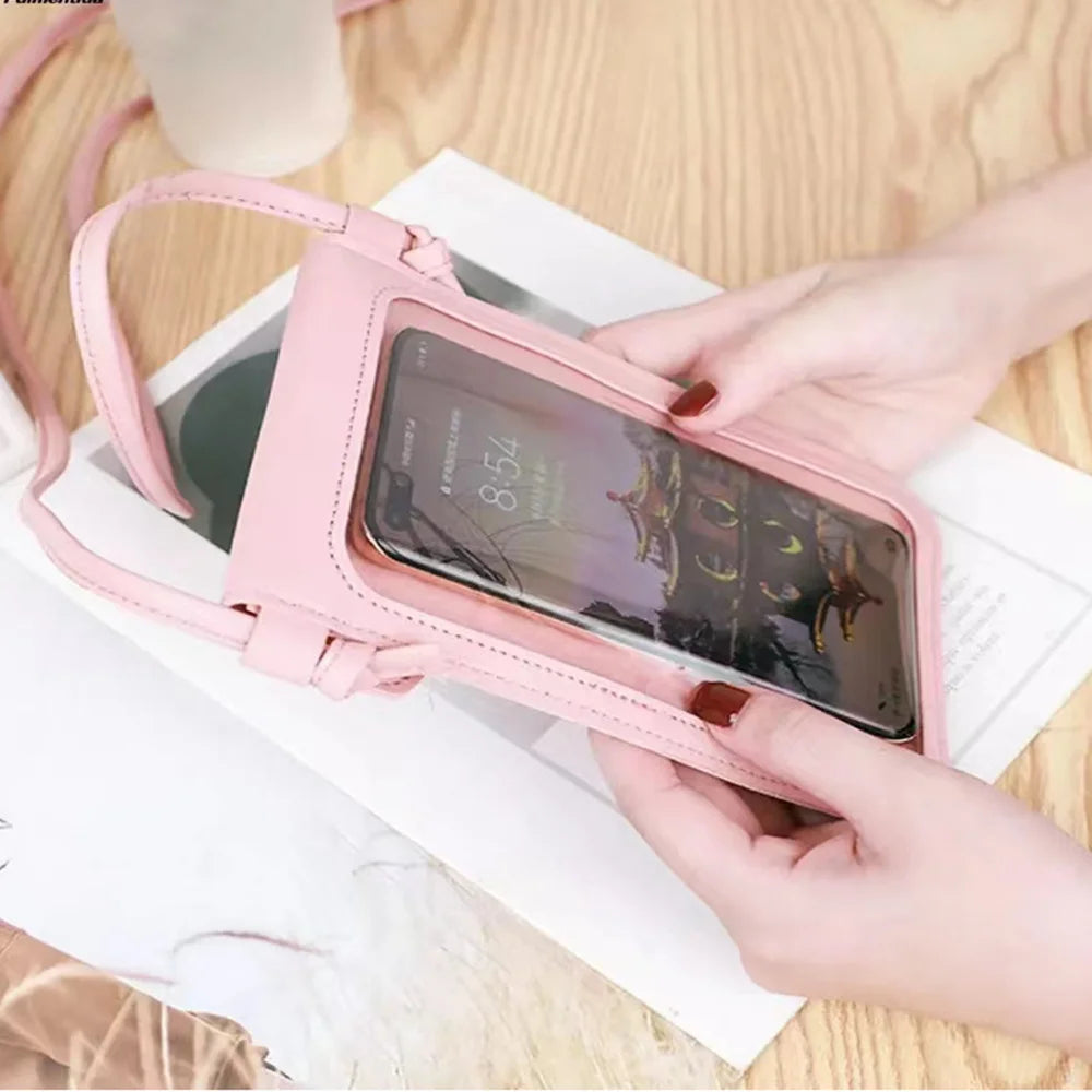 Nurse Print Crossbody Phone Wallet Bag