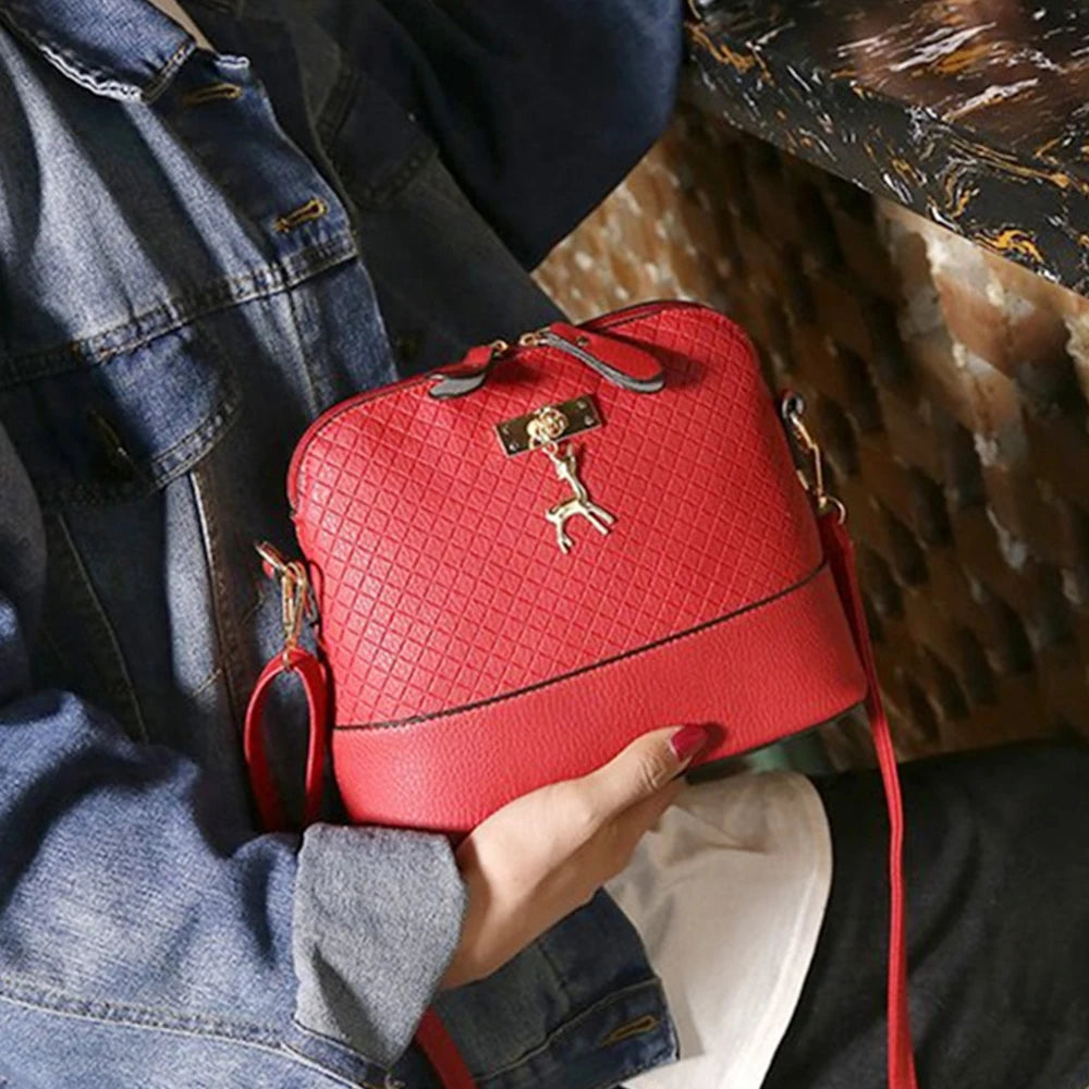 Pu Leather Women Shoulder Bags Female Toy Deer Purse Mini Crossbody Bag