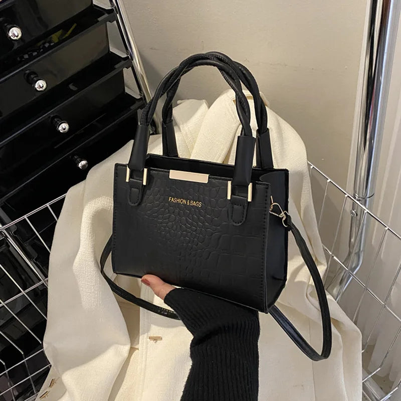 PU Leather Women's Small Handbag Tote Purse Female Messenger Bag
