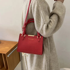 PU Leather Women's Small Handbag Tote Purse Female Messenger Bag