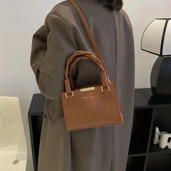 PU Leather Women's Small Handbag Tote Purse Female Messenger Bag