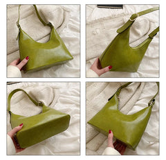 Pu Leather women Axillary bags ladies handbag female hobos Shoulder bag