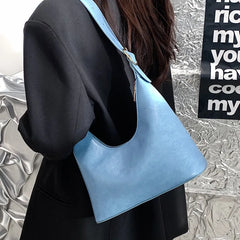 Pu Leather women Axillary bags ladies handbag female hobos Shoulder bag