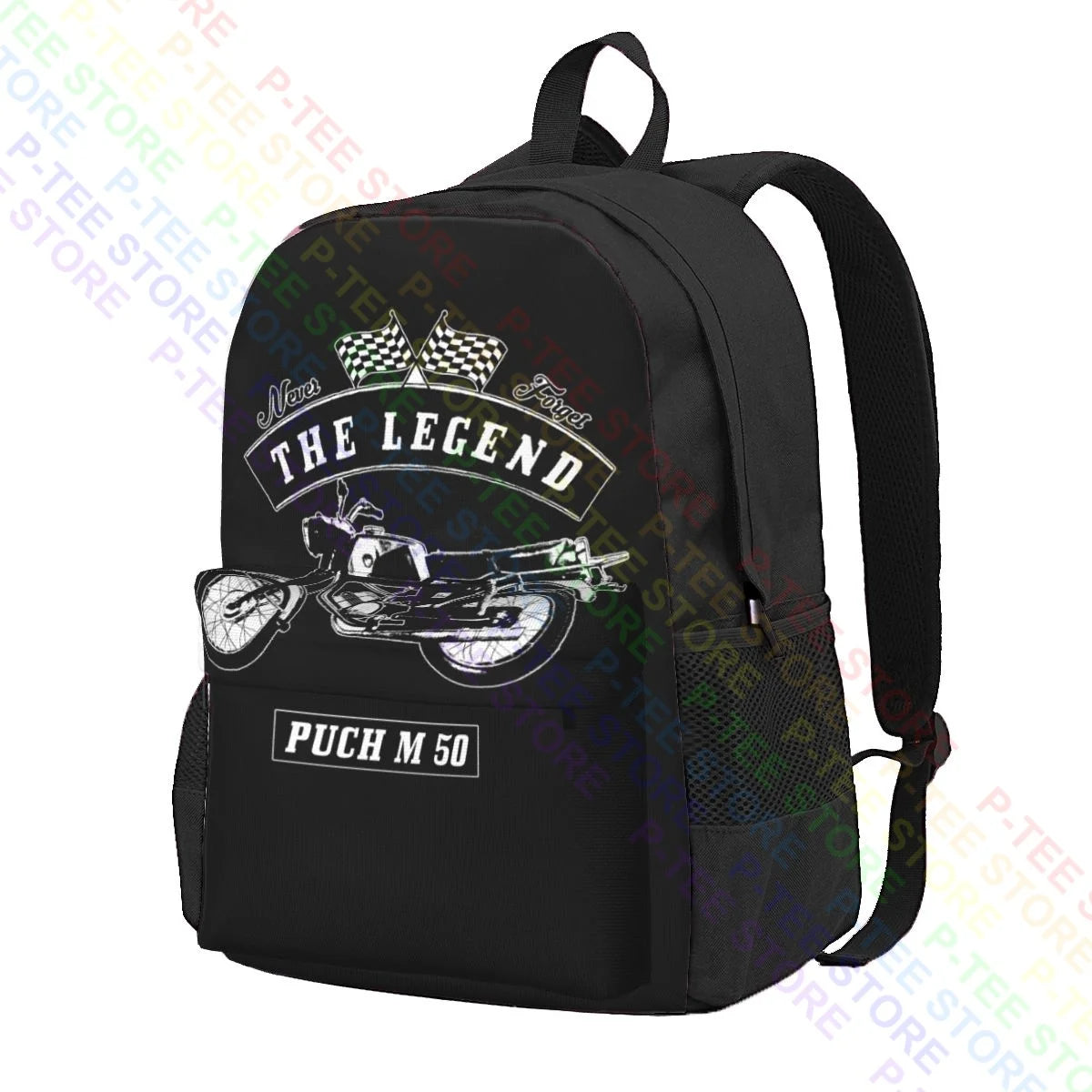 Puch M 50 Vintage Art Print Large Capacity Backpack
