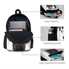 Pug Life Backpacks Men's & Women's Unisex Eco-Friendly Bag