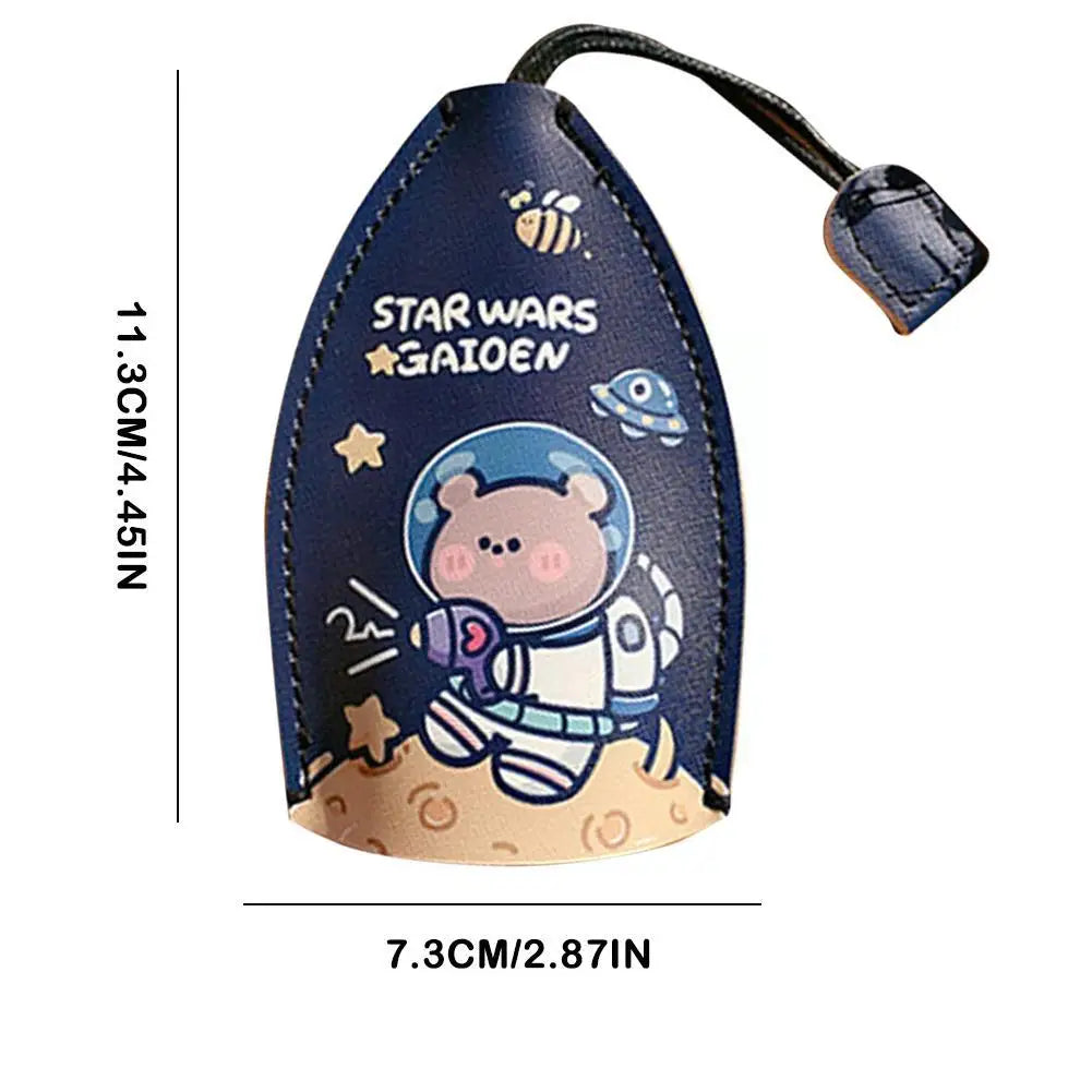 Cartoon Animals Printed Leather Car Pouch Wallet