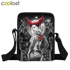 Punk Gothic Girls Doll Angel Messenger Bag Women Handbag Ladies Shoulder Bags
