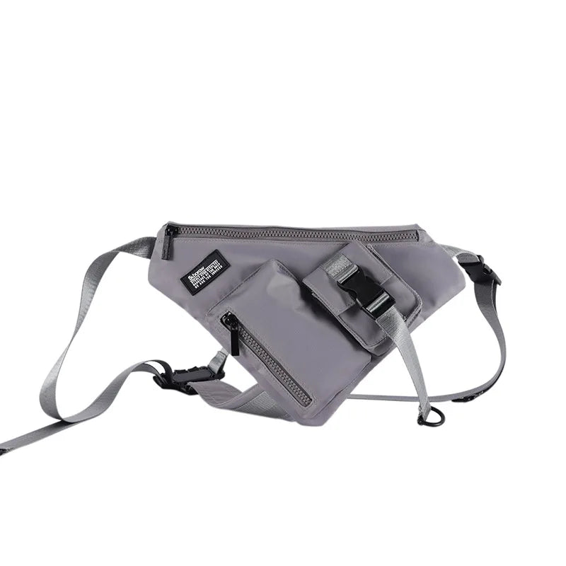 Punk Hip Hop Techwear Tactical Crossbody Bag Waterproof Chest Bag
