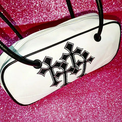 Punk Vintage Totes Women Leather Crossbody Purse Handbags Female Evening Bags