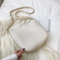 Casual Bucket Bag PU Leather High Women's Handbag Shoulder Messenger Bags