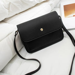 Pure Women Shoulder Bags PU Leather Flap Bag Female Handbags Mini