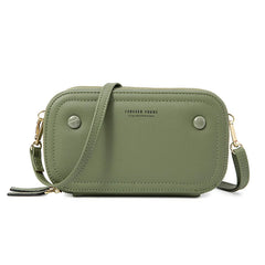 Classic Women Diagonal Purse Large Capacity Mobile Phone Crossbody Bag