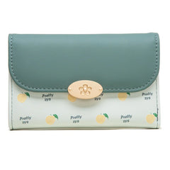 Purity Wallet Women's Medium Long Wallet Small Fresh Print