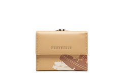 Purity Women's Short Wallet - Small 3-fold PU Zero Wallet