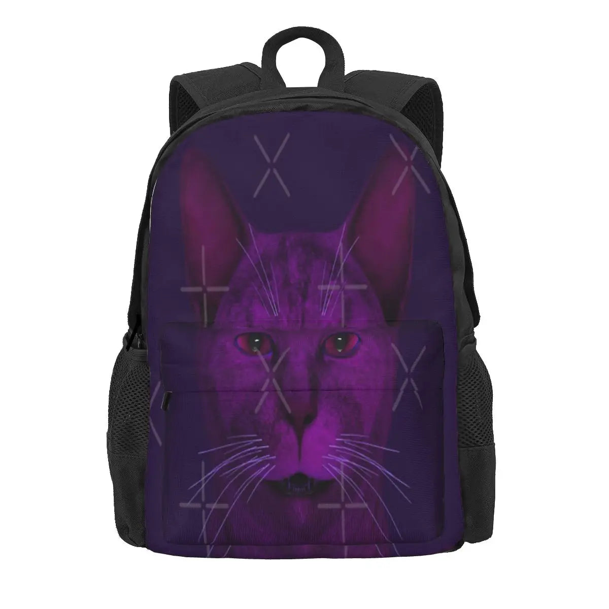 Purple Cat Backpacks Men's Backpacks Bags For Women Back Bag Men's Backpack