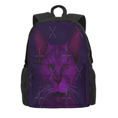 Purple Cat Backpacks Men's Backpacks Bags For Women Back Bag Men's Backpack