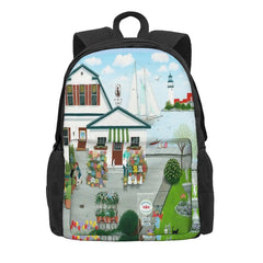 Purr-Fect Blooms Backpacks Men's Backpacks Bags For Women