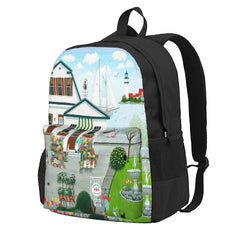 Purr-Fect Blooms Backpacks Men's Backpacks Bags For Women