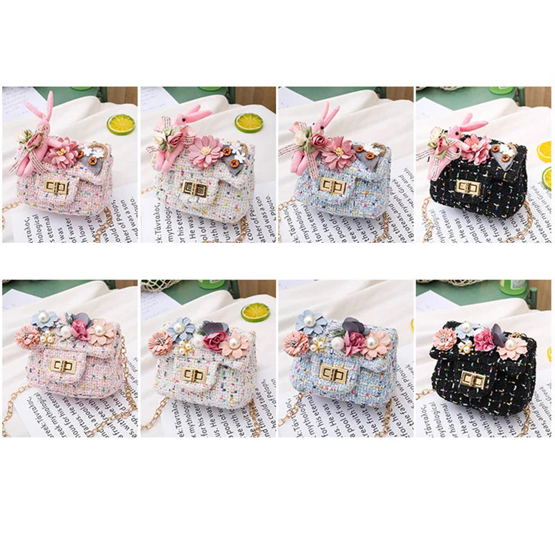 Pearl Top Handle Crossbody Bag for Women Girls