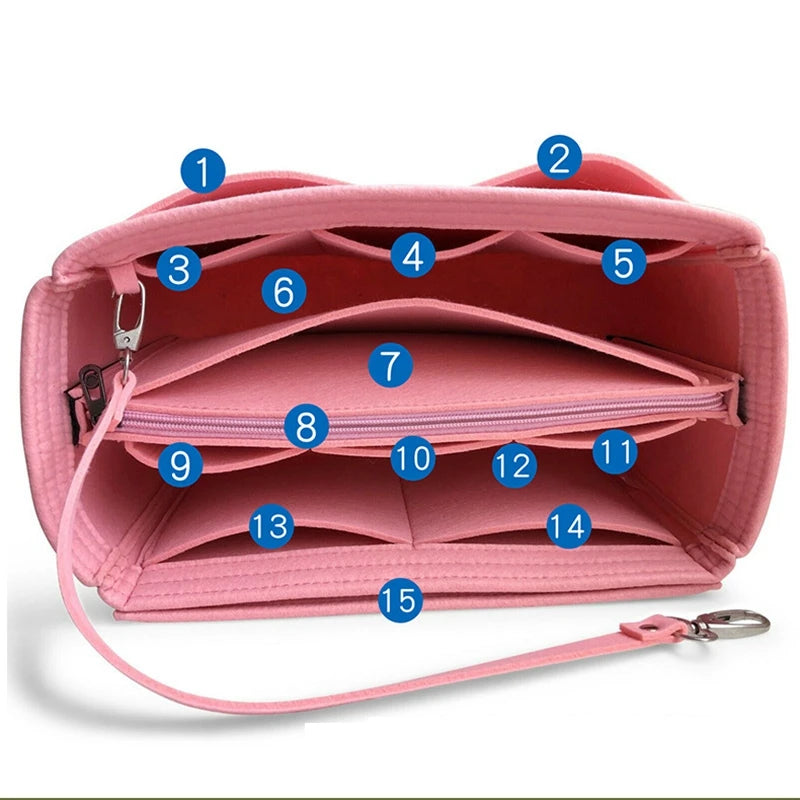 Handbag Tote Organizer Bag Purse Insert
