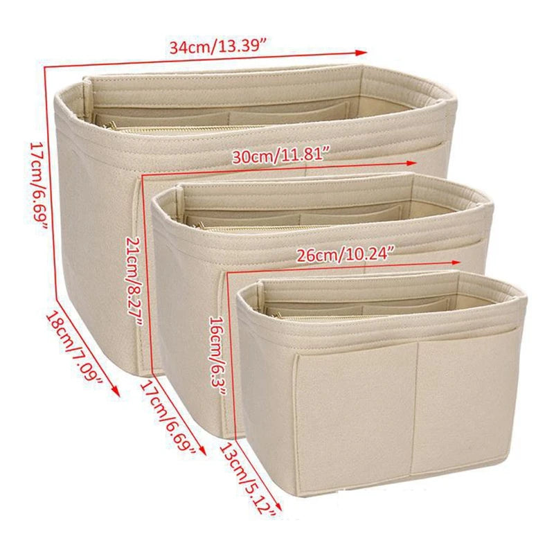 Handbag Tote Organizer Bag Purse Insert