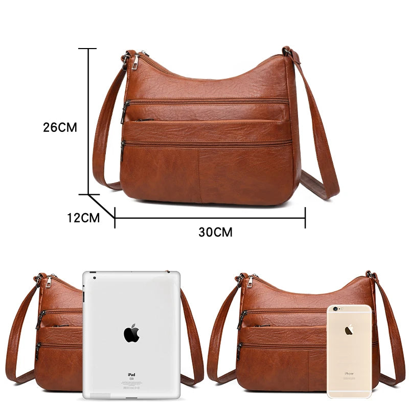 Small Shoulder Crossbody Bags for Women PU Leather Messenger Bag
