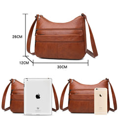 Small Shoulder Crossbody Bags for Women PU Leather Messenger Bag