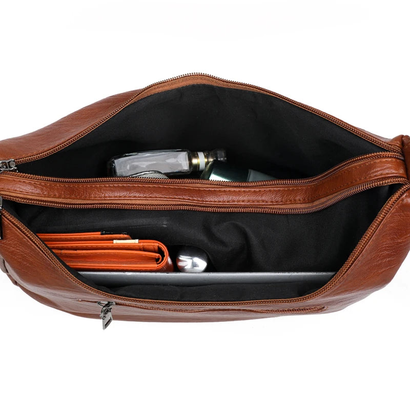 Small Shoulder Crossbody Bags for Women PU Leather Messenger Bag