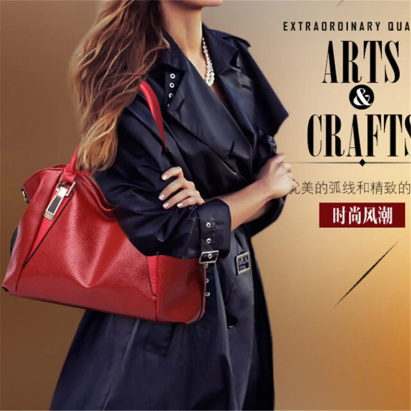 Tassel Motorcycle Bag Crossbody Shoulder PU Leather