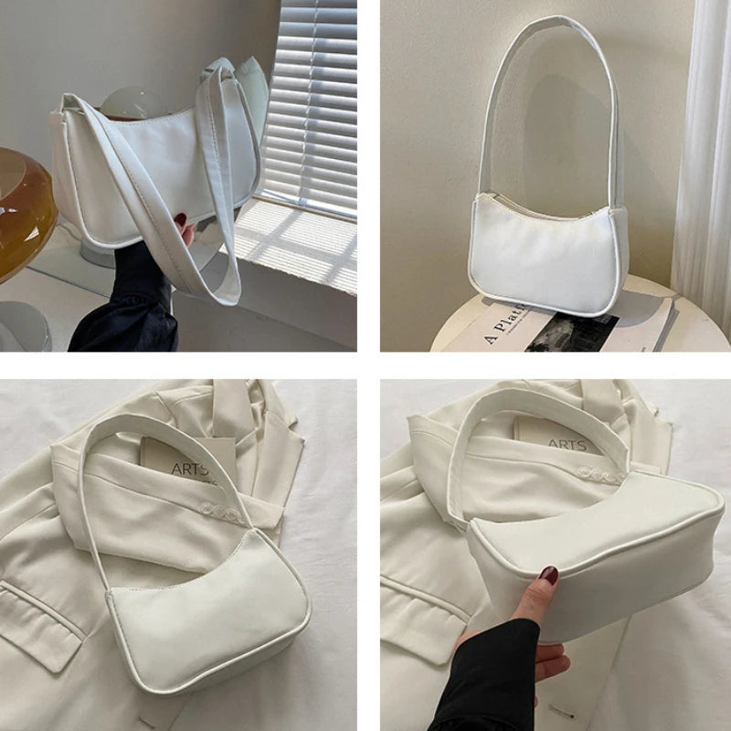 Small Shoulder Bag Women's Single Satchel Bag Bandouliere