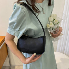 Small Shoulder Bag Women's Single Satchel Bag Bandouliere