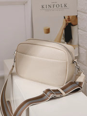Women Crossbody Bag with Wide Fabric Strap