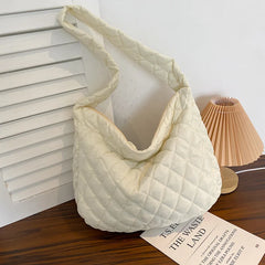 Stylish Lingge Tote Bag for Women, Large Capacity Shoulder Bag
