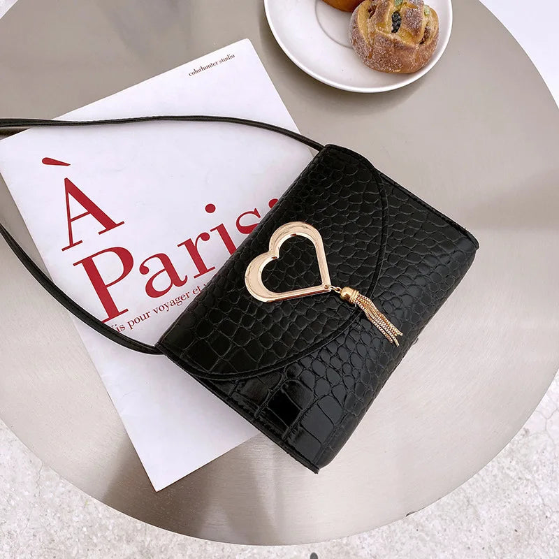 Fashionable Purses and Handbags for Girls Women's Satchels Bag PU Lipstick Bag