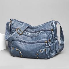 Women's Large Hobo Shoulder Bag Soft Pu Leather Tote Bag
