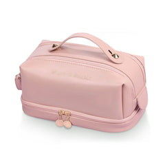 PU Leather Makeup Bag for Women Girls Cosmetic Bags Travel Toiletry Organizer