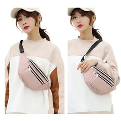 Nylon Waist Bag Travel Sling Bags Running Hiking Chest Phone Pouch