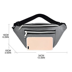 Nylon Waist Bag Travel Sling Bags Running Hiking Chest Phone Pouch