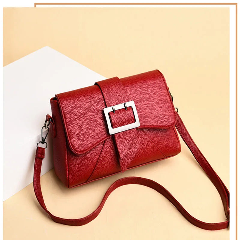Women's Small Square Bag Belt Buckle Casual Wallet