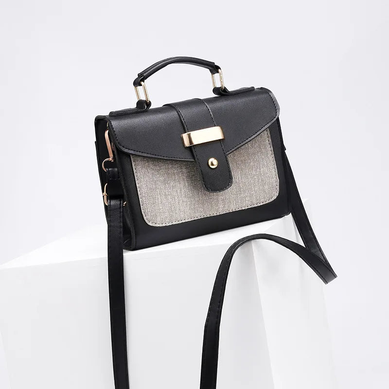 Winter Style Shoulder Bag with Metal Buckle Design, Light